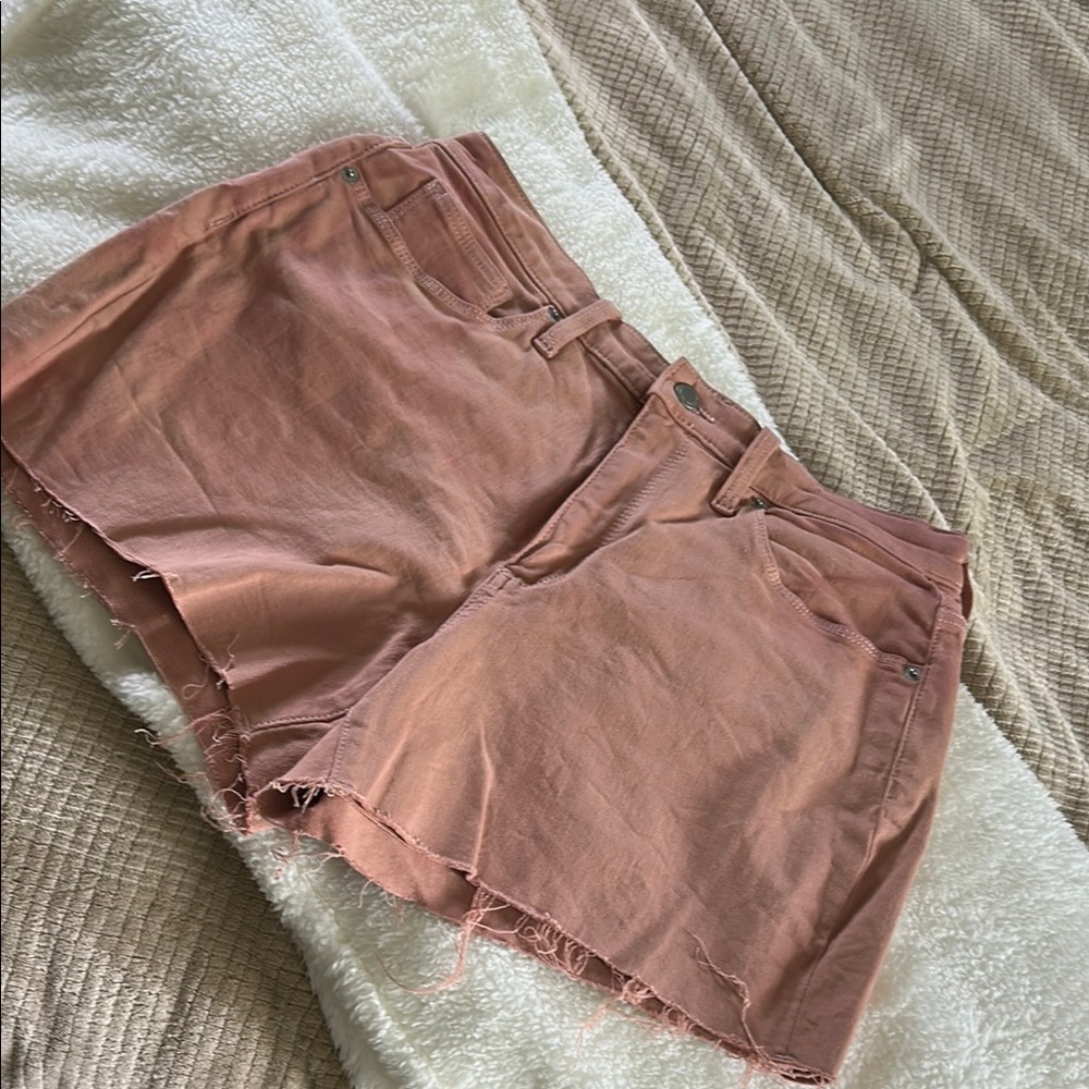 Universal Thread Pink Jean Shorts Relaxed Fit